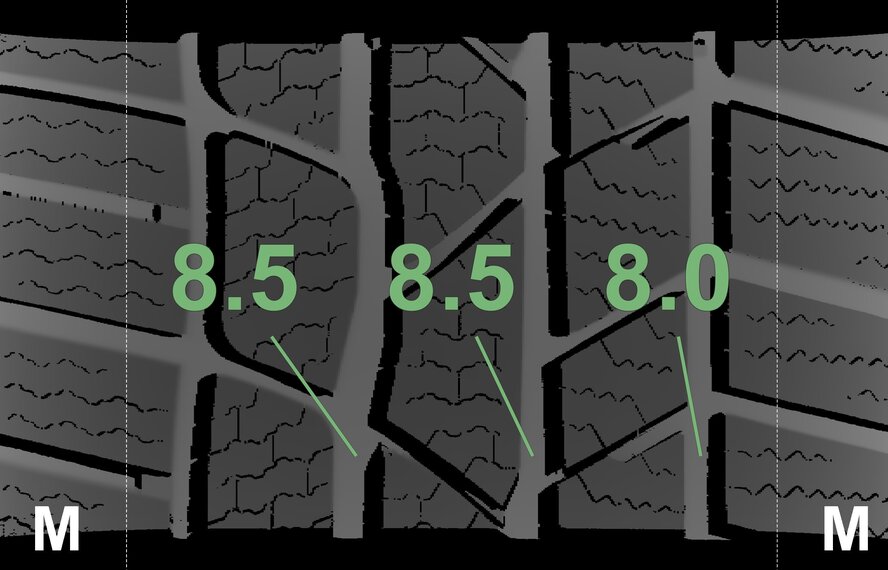 Mercedes Mercedes GLA X156 17 inch wheels Continental Winter Tires Original