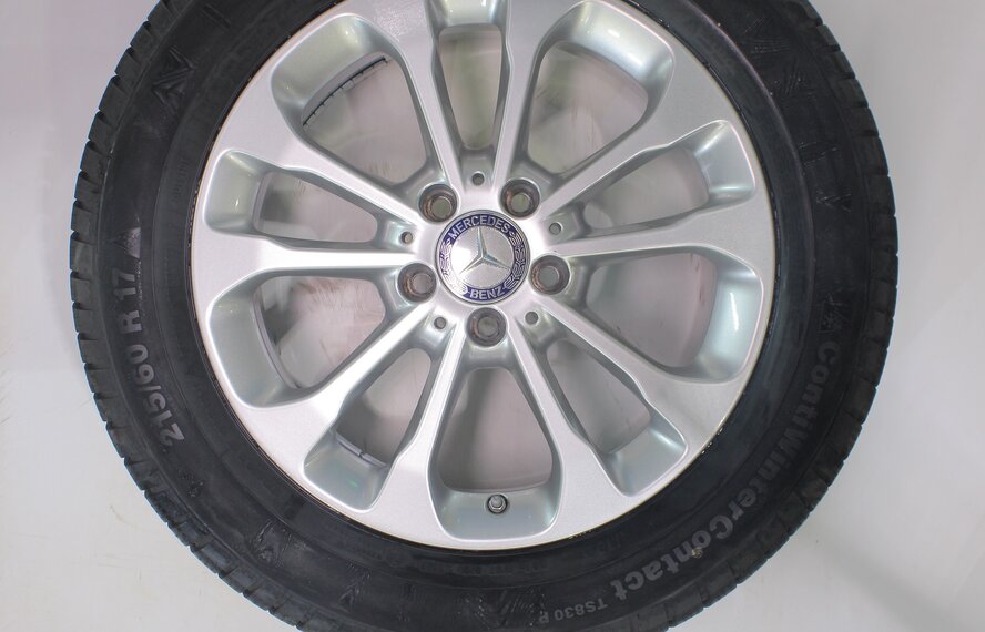 Mercedes Mercedes GLA X156 17 inch wheels Continental Winter Tires Original