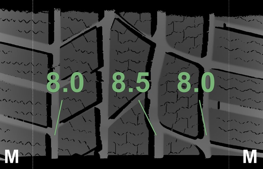 Mercedes Mercedes GLA X156 17 inch wheels Continental Winter Tires Original