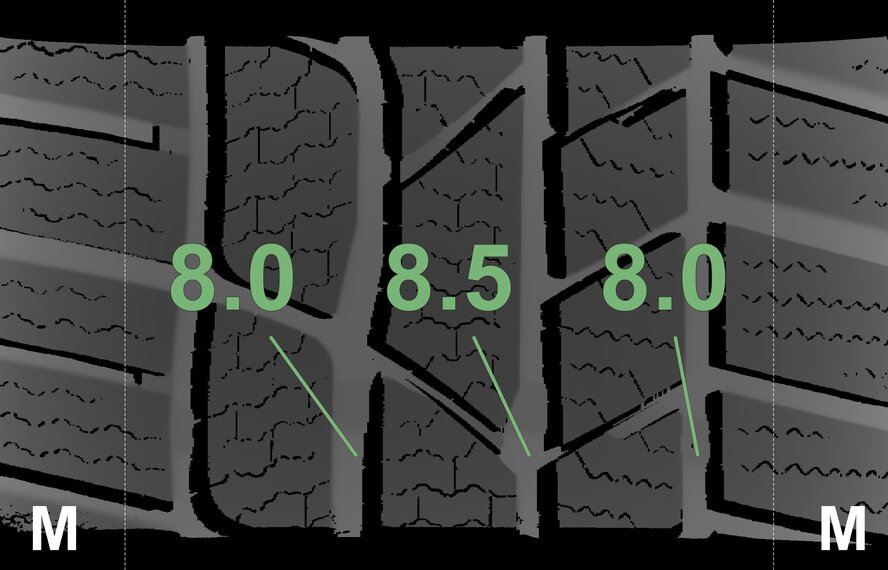 Mercedes Mercedes GLA X156 17 inch wheels Continental Winter Tires Original