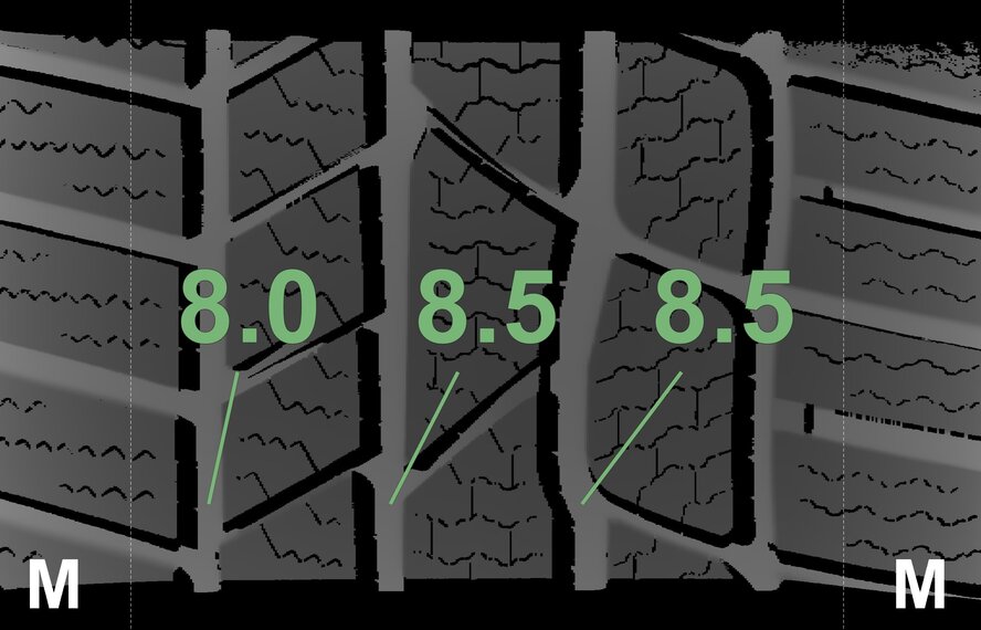 Mercedes Mercedes GLA X156 17 inch wheels Continental Winter Tires Original