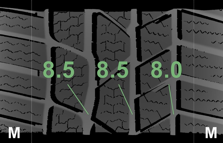 Mercedes Mercedes GLA X156 17 inch wheels Continental Winter Tires Original