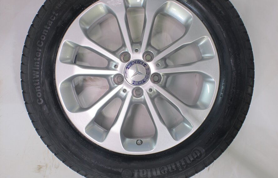 Mercedes Mercedes GLA X156 17 inch wheels Continental Winter Tires Original