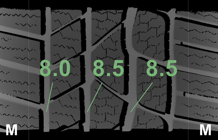 Mercedes Mercedes GLA X156 17 inch wheels Continental Winter Tires Original