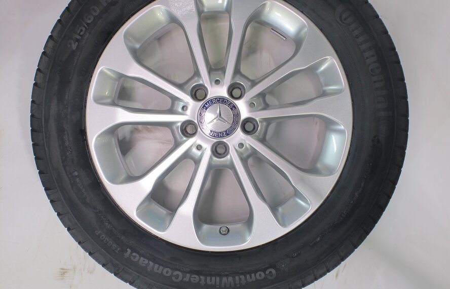Mercedes Mercedes GLA X156 17 inch wheels Continental Winter Tires Original