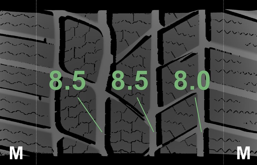 Mercedes Mercedes GLA X156 17 inch wheels Continental Winter Tires Original