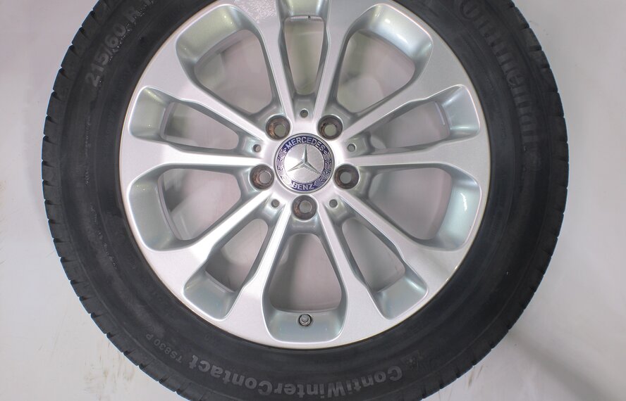 Mercedes Mercedes GLA X156 17 inch wheels Continental Winter Tires Original
