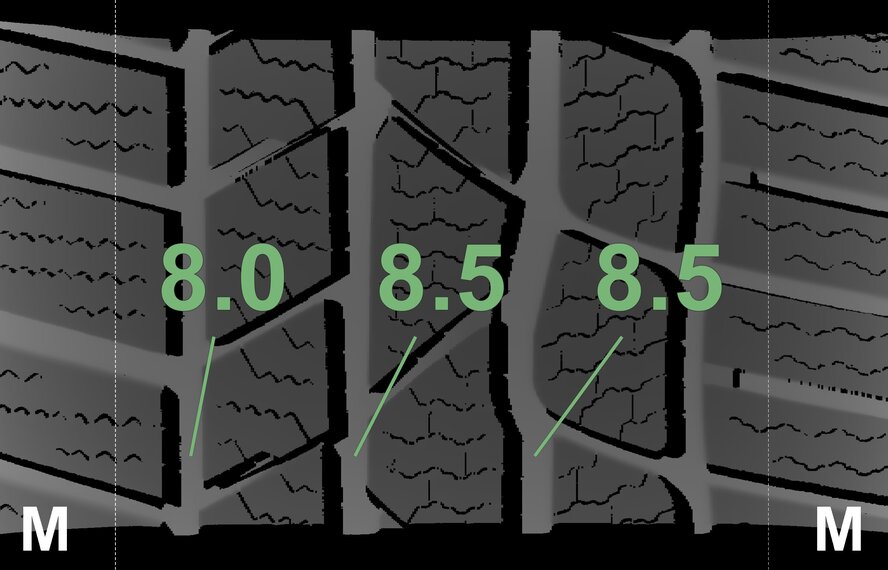 Mercedes Mercedes GLA X156 17 inch wheels Continental Winter Tires Original