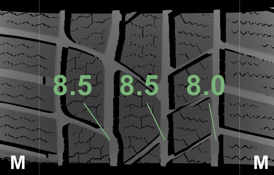 Mercedes Mercedes GLA X156 17 inch wheels Continental Winter Tires Original