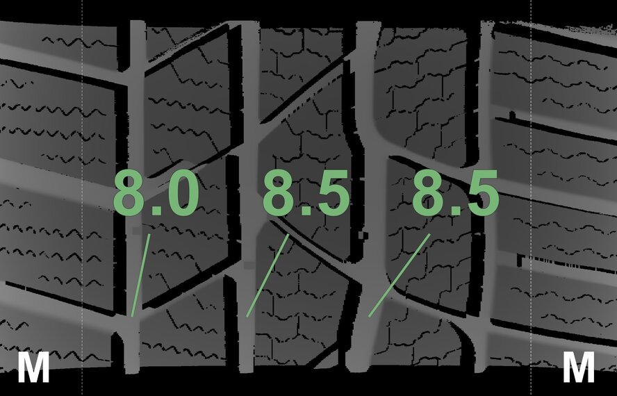 Mercedes Mercedes GLA X156 17 inch wheels Continental Winter Tires Original