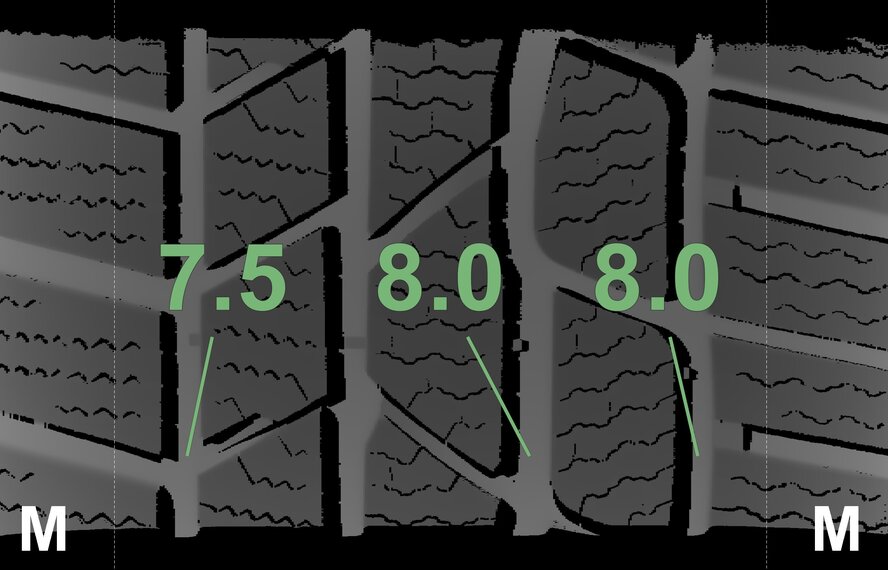 Mercedes Mercedes GLA X156 17 inch wheels Continental Winter Tires Original