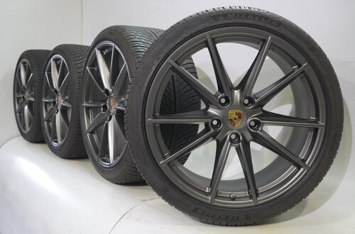 Porsche Porsche 911 992 Carrera S 4S Targa 4S 20 & 21 inch wheels Michelin Winter Tires Original