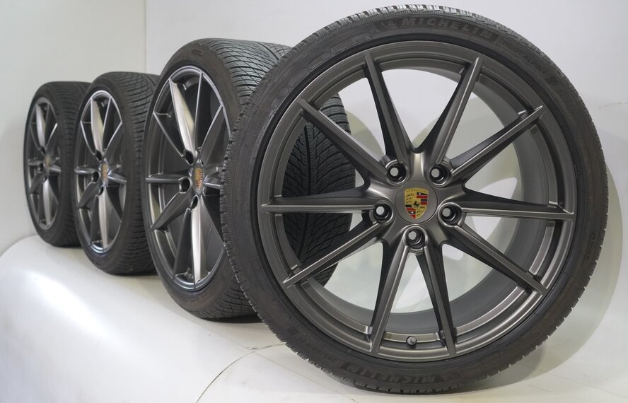 Porsche Porsche 911 992 Carrera S 4S Targa 4S 20 & 21 inch wheels Michelin winter tires Original