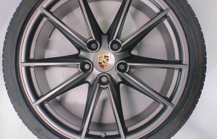 Porsche Porsche 911 992 Carrera S 4S Targa 4S 20 & 21 inch wheels Michelin winter tires Original