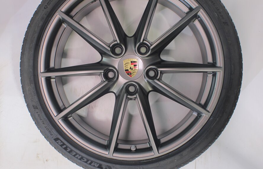Porsche Porsche 911 992 Carrera S 4S Targa 4S 20 & 21 inch wheels Michelin winter tires Original