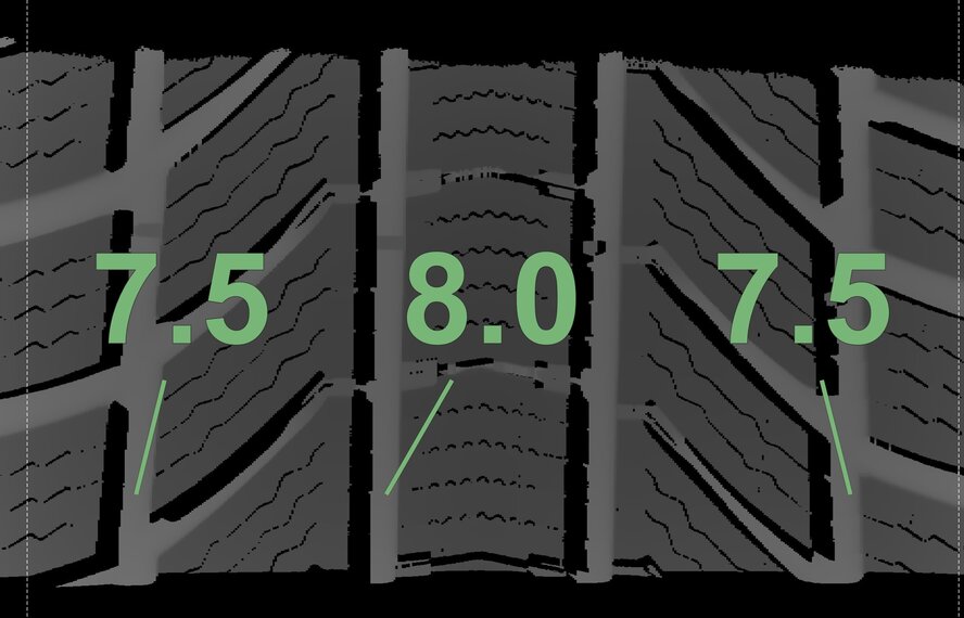Audi Audi A6 C9 20 inch wheels Continental winter tires Original
