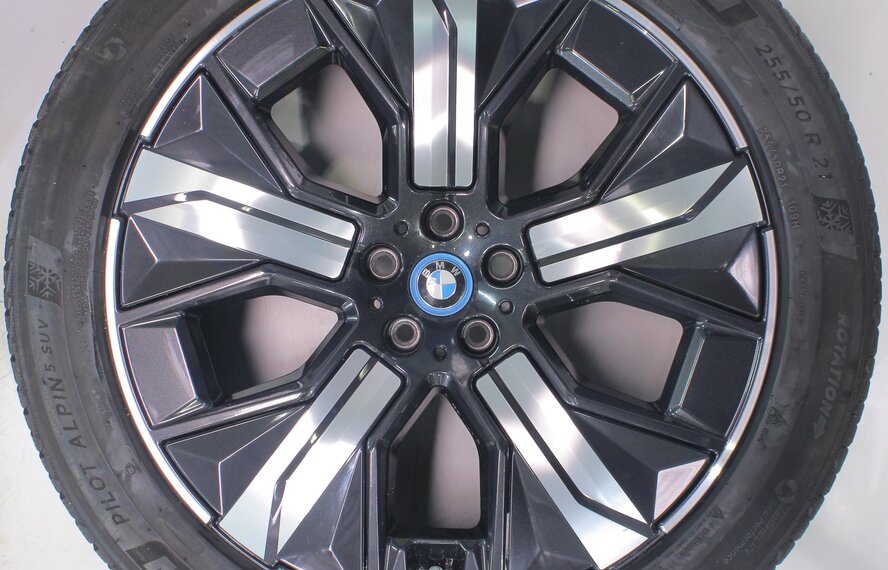 BMW BMW iX i20 1012 21 inch wheels Michelin Winter Tires Original