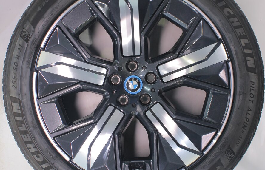 BMW BMW iX i20 1012 21 inch wheels Michelin Winter Tires Original