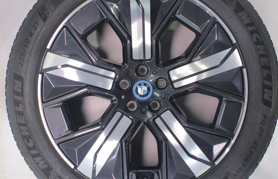 BMW BMW iX i20 1012 21 inch wheels Michelin Winter Tires Original