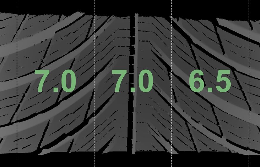 Audi Audi A6 A7 4K C8 19 inch wheels Michelin Winter Tires Original