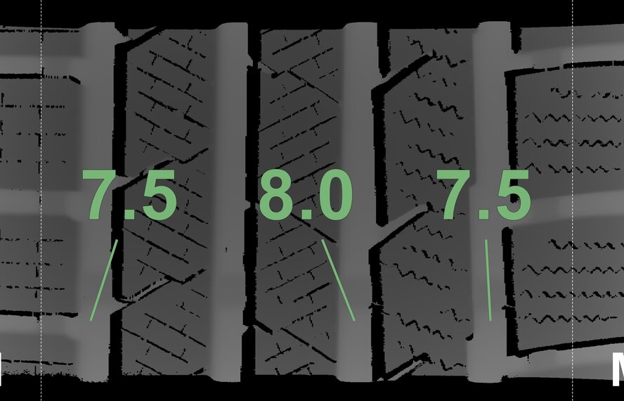 BMW BMW 5 6 series F06 F10 F11 F12 F13 18 inch wheels Continental Winter Tires Original