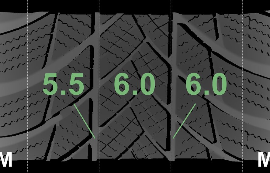 Audi Audi A6 A7 4K C8 18 inch wheels Bridgestone winter tires Original