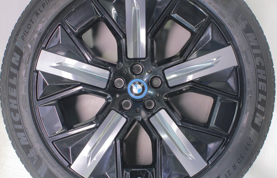 BMW BMW iX i20 1011 21 inch wheels Michelin Winter tires Original