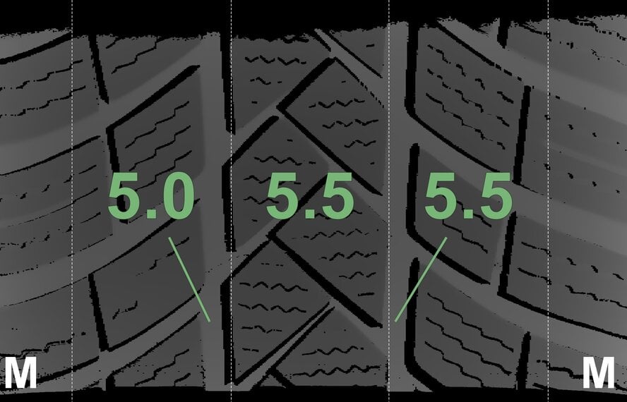 Mini Mini F65 / F66 F67 One / Cooper / Cooper D / Cooper S JCW962 17 inch rims Vredestein Winter tires Original