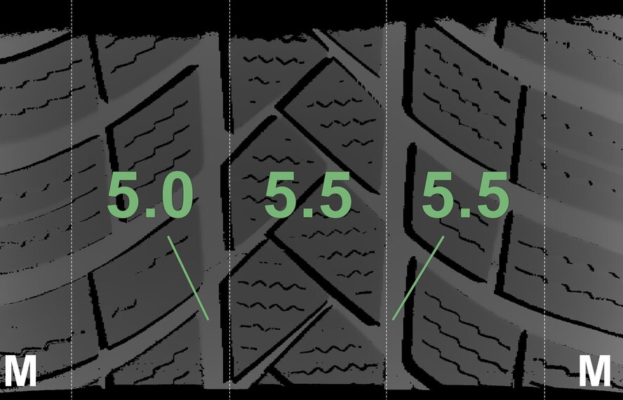 Mini Mini F65 / F66 One / Cooper / Cooper D / Cooper S JCW962 17 inch rims Vredestein Winter tires Original