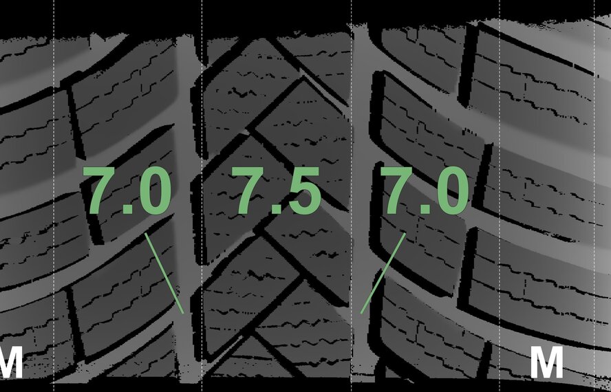 Mini Mini F65 / F66 F67 One / Cooper / Cooper D / Cooper S JCW962 17 inch rims Vredestein Winter tires Original