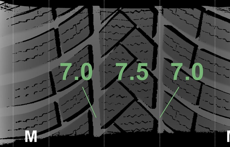 Mini Mini F65 / F66 F67 One / Cooper / Cooper D / Cooper S JCW962 17 inch rims Vredestein Winter tires Original