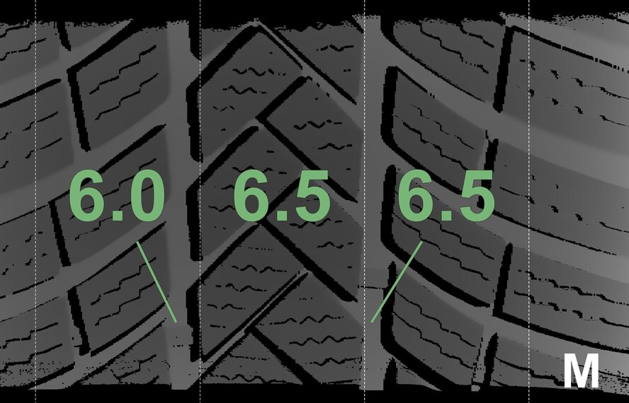 Mini Mini F65 / F66 F67 One / Cooper / Cooper D / Cooper S JCW962 17 inch rims Vredestein Winter Tires Original
