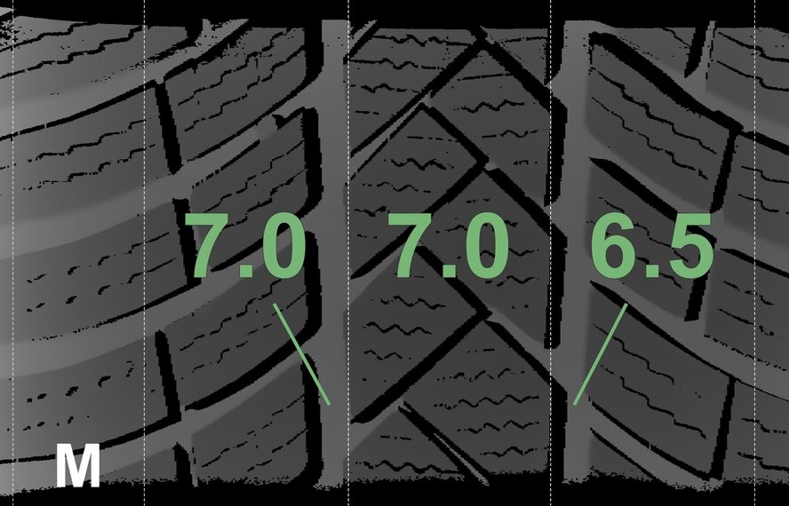 Mini Mini F65 / F66 F67 One / Cooper / Cooper D / Cooper S JCW962 17 inch rims Vredestein Winter Tires Original