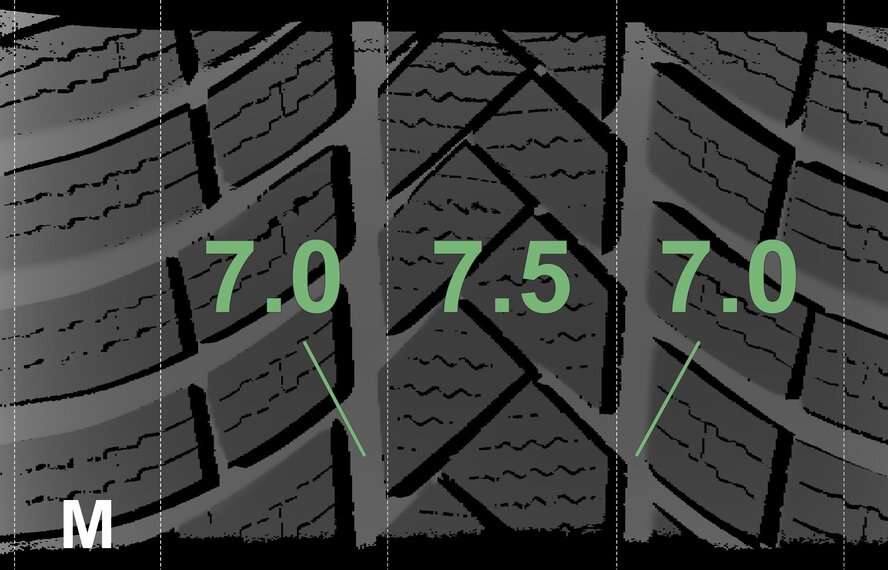 Mini Mini F65 / F66 F67 One / Cooper / Cooper D / Cooper S JCW962 17 inch rims Vredestein Winter tires Original