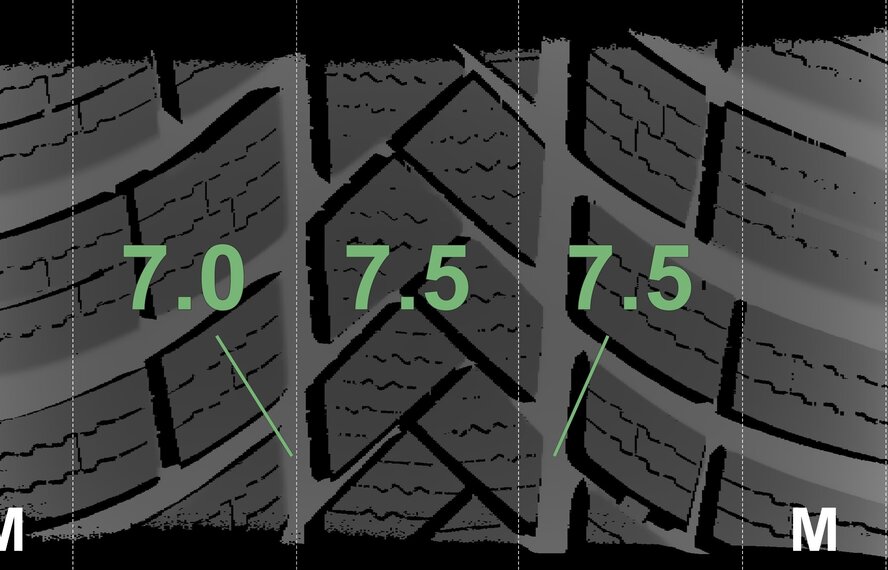Mini Mini F65 / F66 F67 One / Cooper / Cooper D / Cooper S JCW962 17 inch rims Vredestein Winter Tires Original