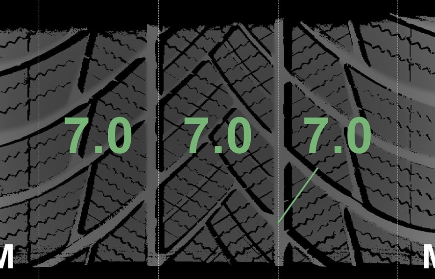 Audi Audi A6 A7 4K C8 17 inch wheels Bridgestone Winter Tires Original