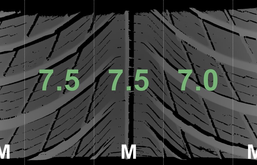 Audi Audi A6 A7 4K C8 17 inch rims Michelin Winter Tires Original