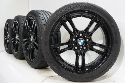 BMW BMW 3 4 series F30 F31 F32 F33 F36 400M 18 inch wheels Continental Summer tires Original