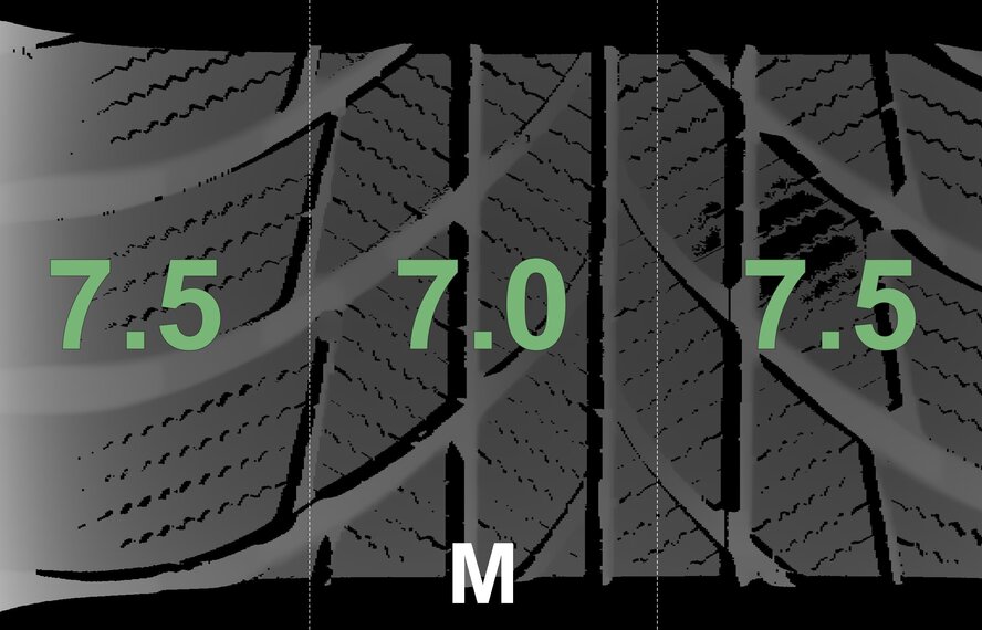 Mini Mini Countryman F60 531 17 inch rims Bridgestone Runflat Winter tires Original
