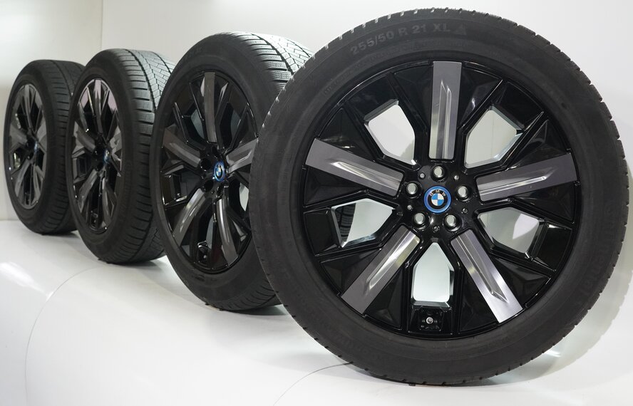 BMW BMW iX i20 1011 21 inch wheels Continental Winter Tires Original