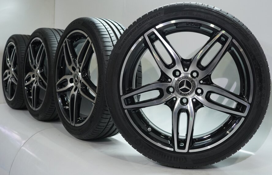 Mercedes Mercedes A B CLA Class W176 W117 W246 18 inch rims Continental Summer tires Original