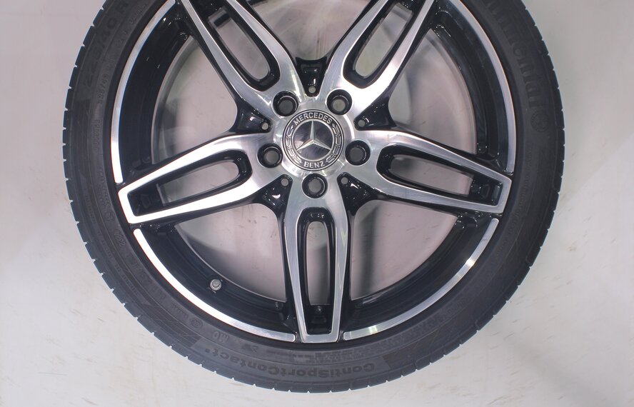 Mercedes Mercedes A B CLA Class W176 W117 W246 18 inch rims Continental Summer tires Original