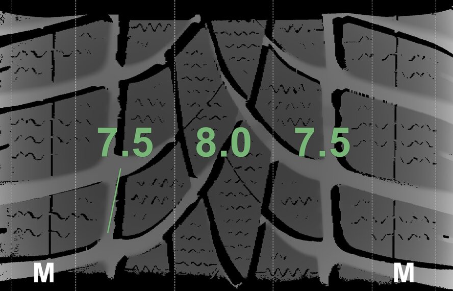 Mini Mini Cooper / S / One / Cabrio F55 F56 F57 JCW510 17 inch wheels Dunlop Runflat Winter tires Original