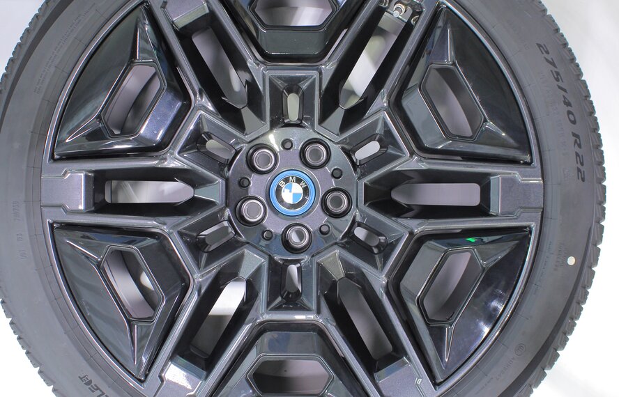 BMW BMW iX i20 1025M 22 inch wheels Pirelli Winter Tires New Original