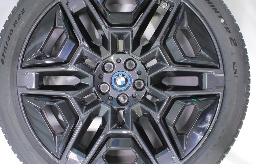BMW BMW iX i20 1025M 22 inch wheels Pirelli Winter Tires New Original