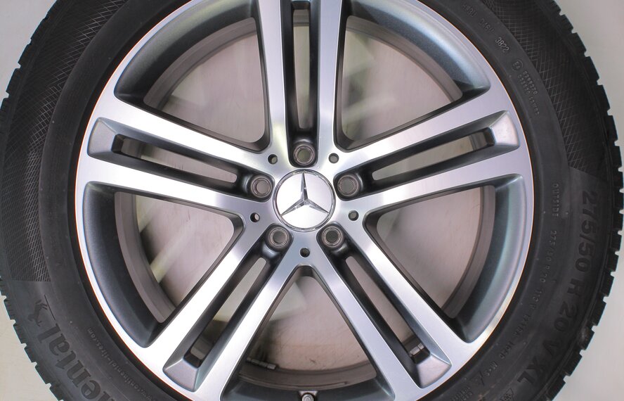 Mercedes Mercedes GLE W167 20-inch wheels Continental winter tires Original