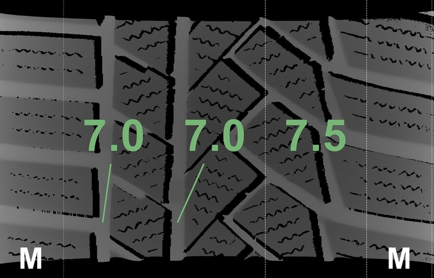 Mercedes Mercedes GLA H247 GLB X247 18 inch wheels Continental Runflat Winter Tires Original
