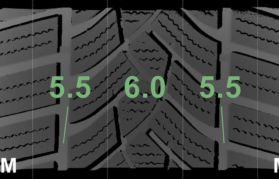 Mercedes Mercedes C-Class C206 S206 W206 18-inch Wheels Goodyear Winter Tires Original