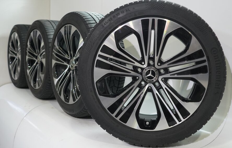 Mercedes Mercedes E-Class W214 19-inch wheels Continental winter tires Original