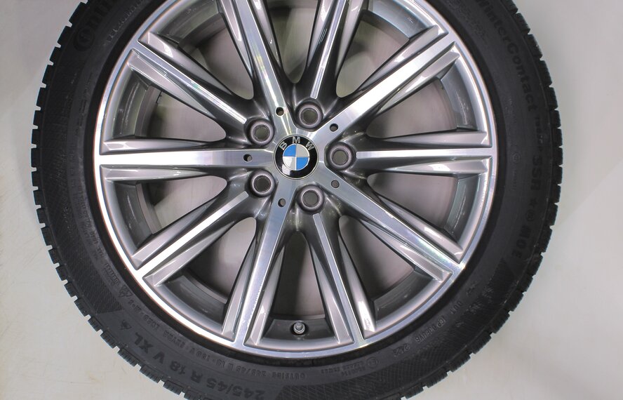 BMW BMW 5 Series G30 G31 8 Series G14 G15 G16 684 18-inch wheels Continental Run-Flat Winter Tires New Original